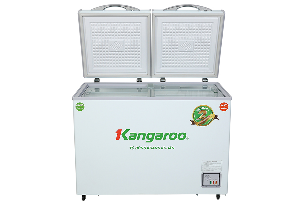 Tủ đông kháng khuẩn Kangaroo KG-328NC2 2 chế độ 212L - Hàng chính hãng - chỉ giao tại Hà Nội