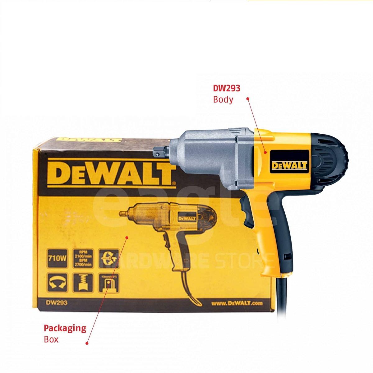 MÁY SIẾT BULONG 710W 1/2INCH DEWALT DW293-B1- HÀNG CHÍNH HÃNG