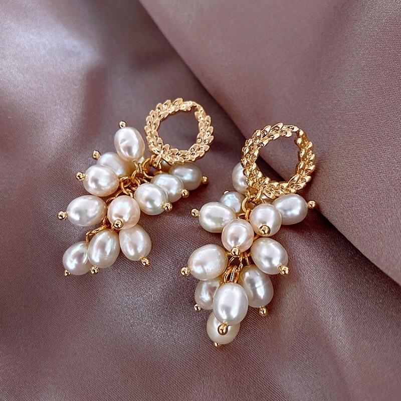 Bông Tai Titan Đính Hạt Trắng Nhỏ 4 Ly Dễ Thương - Trường Thịnh Ngọc Trai