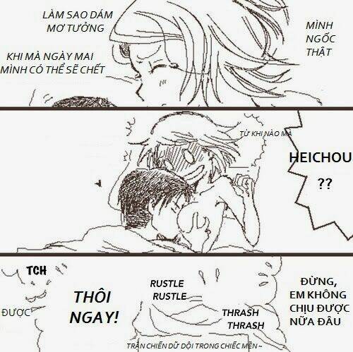 tấn công người khổng lồ - doujinshi rivapetra chapter 4 13