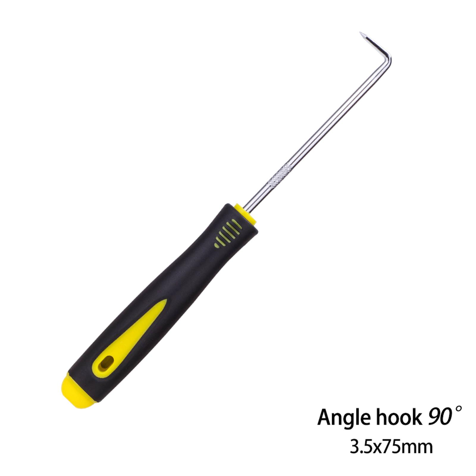 Hose Removal Set, 4 Piece Hook And Pick Set, Car Hook, Oil Seal Puller, O-Ring Hook, Vacuum Hoses