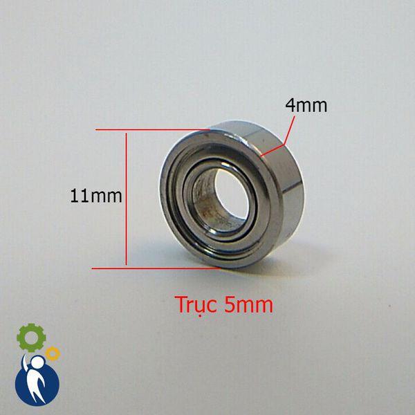 Vòng Bi Trục 5mm Kích Thước 5x11x4mm