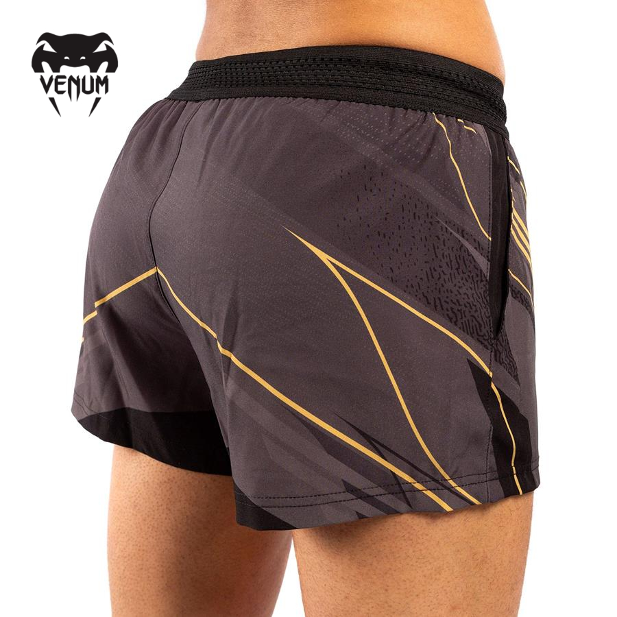 Quần đùi thể thao nữ Venum UFC FIGHT NIGHT TRAINING SHORTS - BLACK/GO - VNMUFC-00072-126