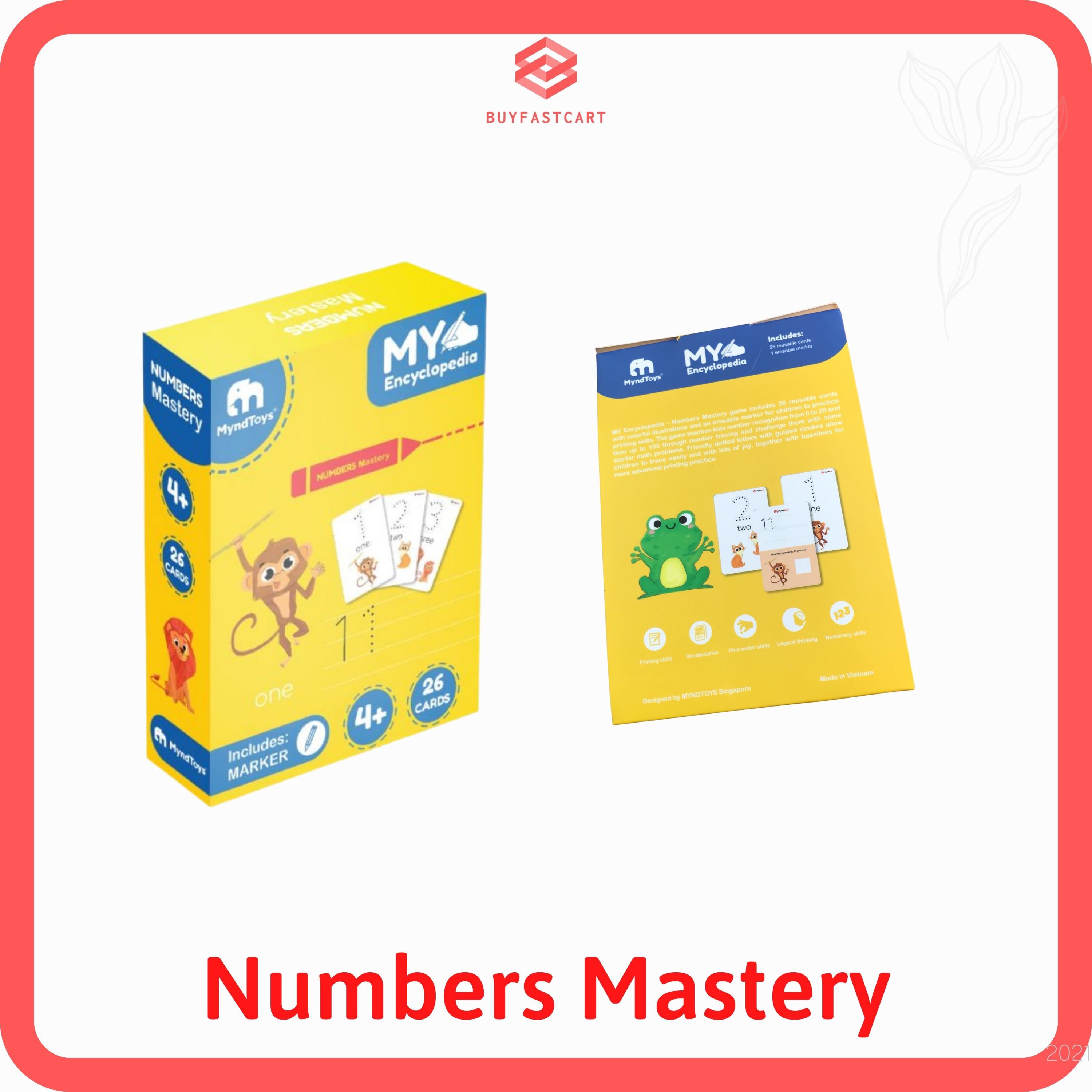 Đồ chơi giáo dục trẻ em MyndToys Encyclopedia - Numbers Mastery phát triển kĩ năng thông minh sáng tạo