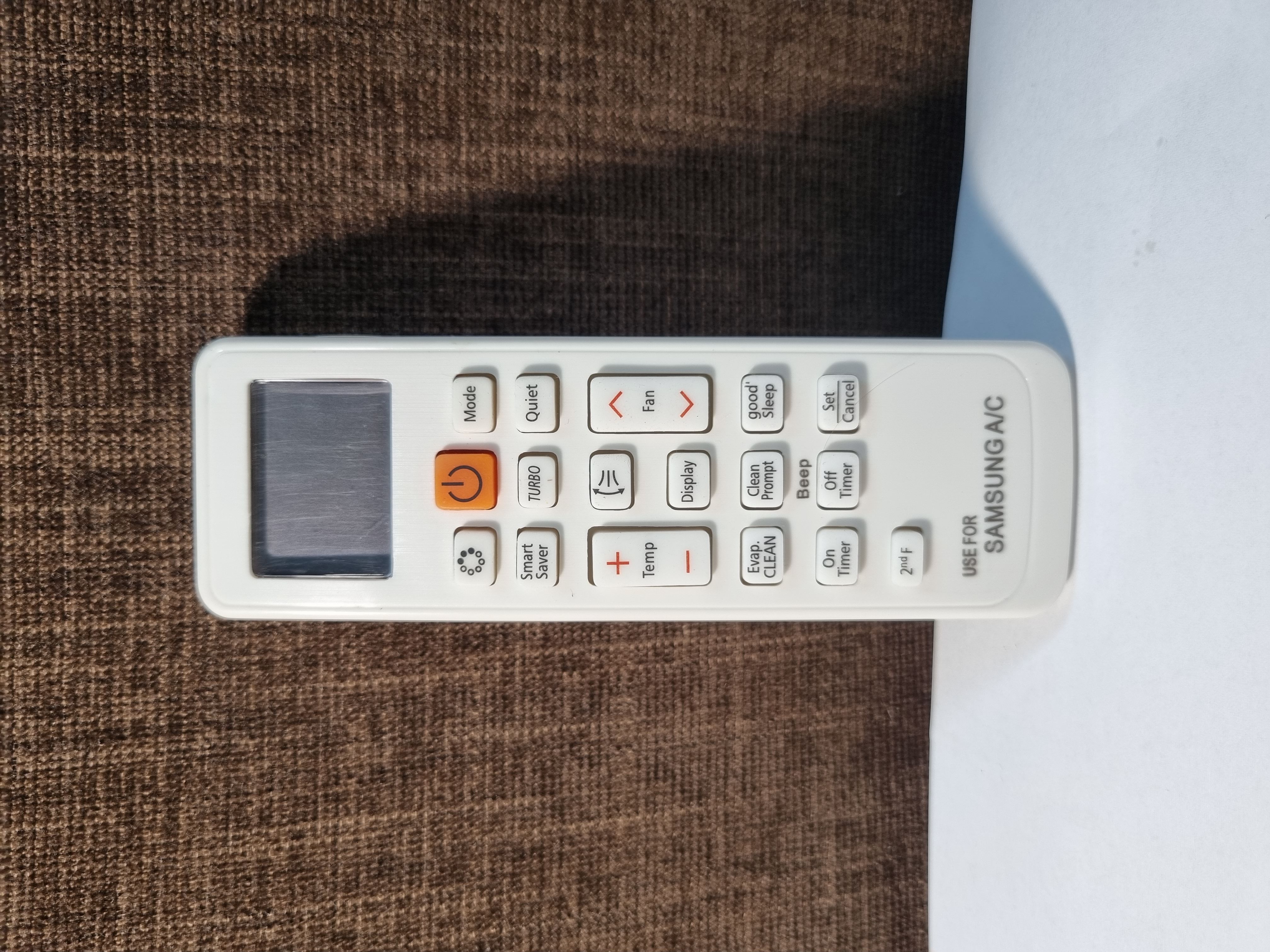 điều khiển cho điều hoà samsung loại thường/remote máy lạnh samsung