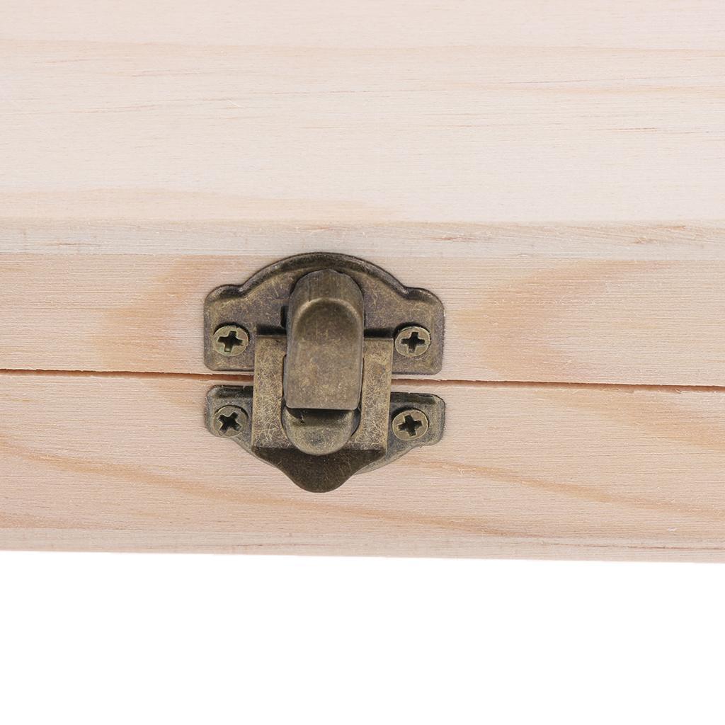 Handmade Natural Wood Essential Oils Aromatherapy Storage Box Display Carry Case Holder 3 Grids