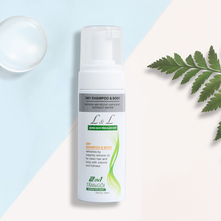 Dung Dịch Tắm Gội Khô L&L - Hương Trà Xanh