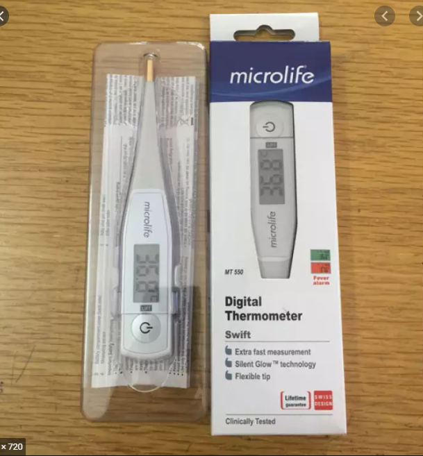 Nhiệt Kế Điện Tử Kẹp Nách: Microlife MT550