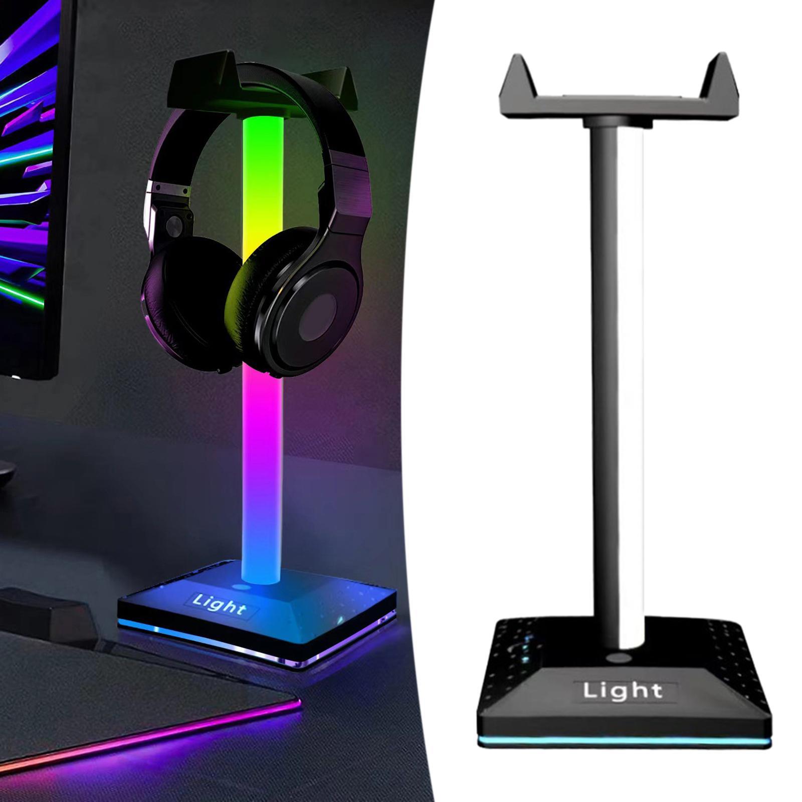 RGB Gaming Headphone Stand Headphone Holder for Gamers PC Gaming Accessories