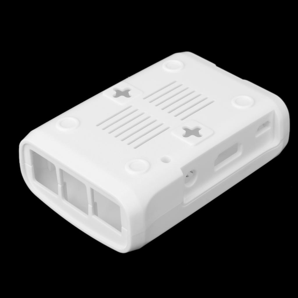 MagiDeal Enclosure Case Box Support Fan for Raspberry Pi B+/ Pi 2 White