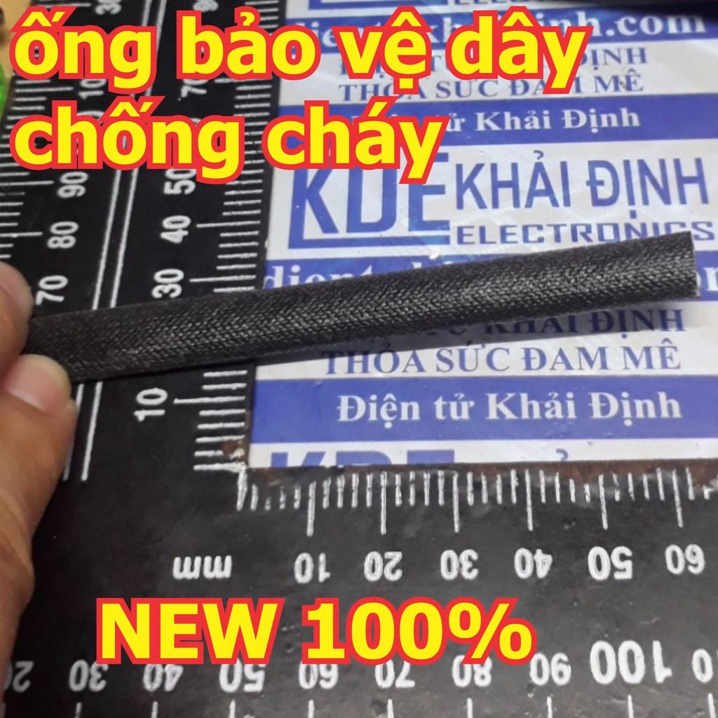Ống gen thủy tinh, ống gen chống cháy chụi nhiệt độ cao màu đen kde5206