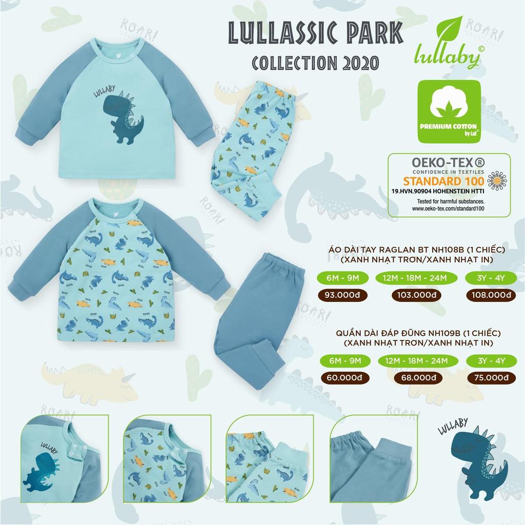 Áo thu đông raglan bé trai Lullaby, quần dài nỉ Lullaby cao cấp