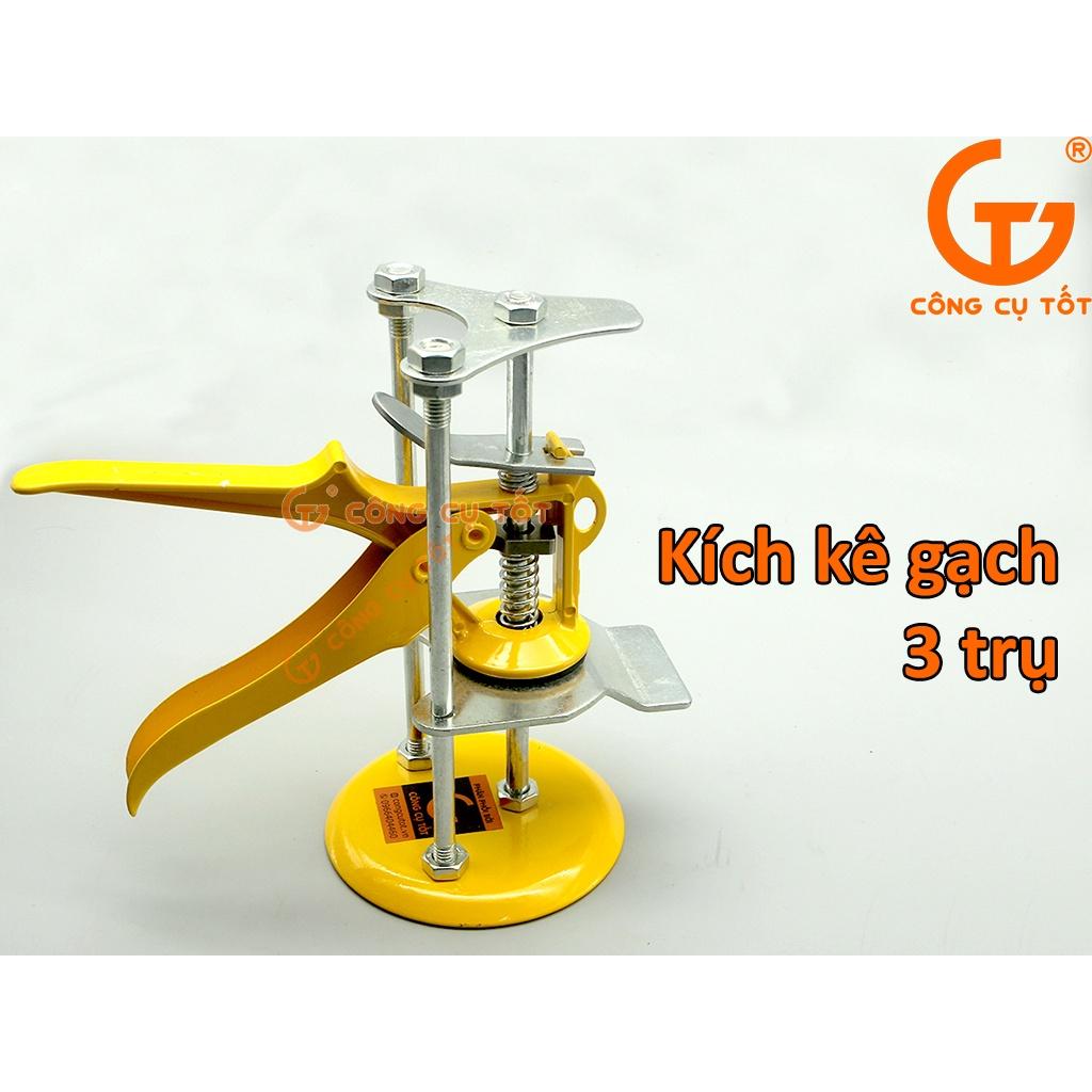 10 kích kê - con đội nâng gạch 3 trụ vàng