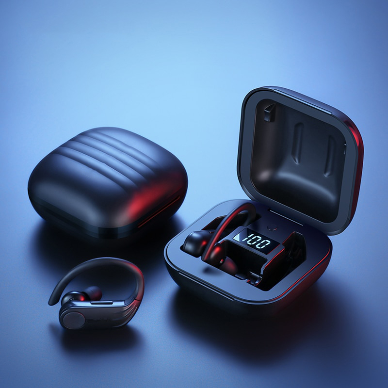 Tai Nghe Bluetooth AION Pro B1 Chất Lượng Cao - Chống Rơi - Chống Nước IPX7 - Màn Hình LED - Đàm Thoại HD - Tự Động Kết Nối - Tương Thích Cao - USB Type C - HÀNG CHÍNH HÃNG