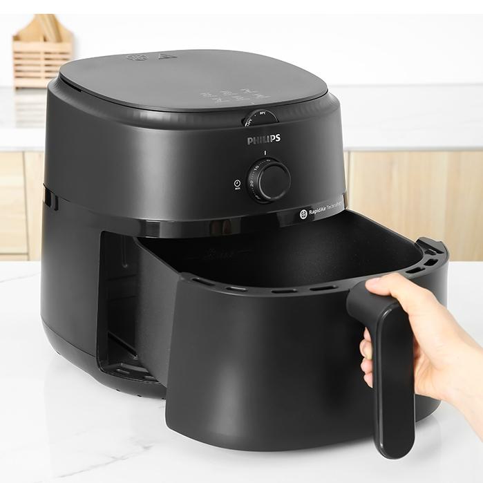 Nồi Chiên Không Dầu Philips NA130/00, 6.2 lít |1700W. Nút Vặn Dễ Sử Dụng, Hàng Chính Hãng