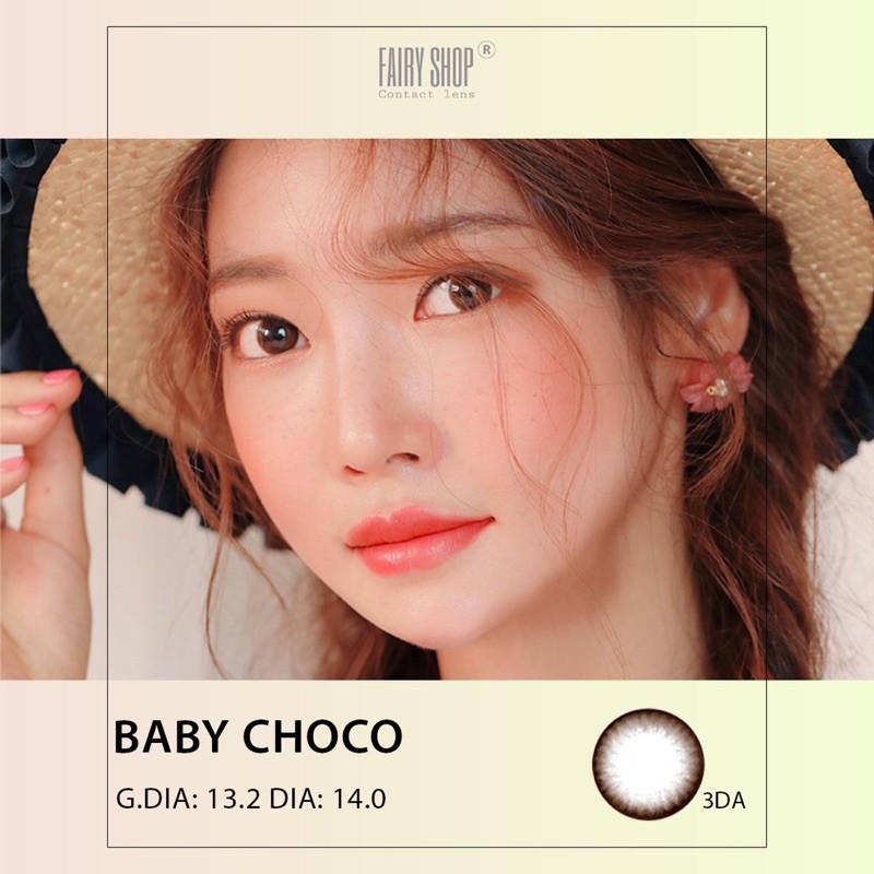 Kính áp tròng Baby Choco 3Da choco 14.0mm - FAIRY SHOP CONTACT LENS