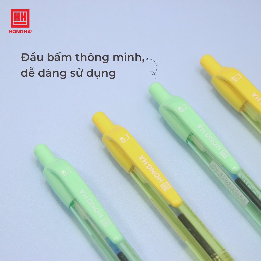 Hộp 12 bút Semi Gel Hồng Hà 0.7mm - 2610