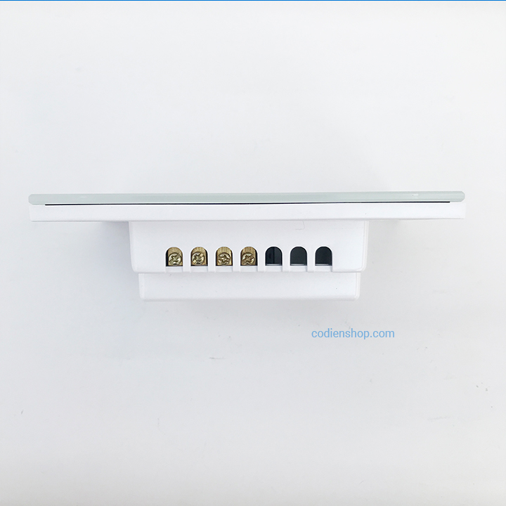 Công tắc cảm ứng bằng điện thoại HUNONIC 1 Nút màu trắng - WIFI + HẸN GIỜ
