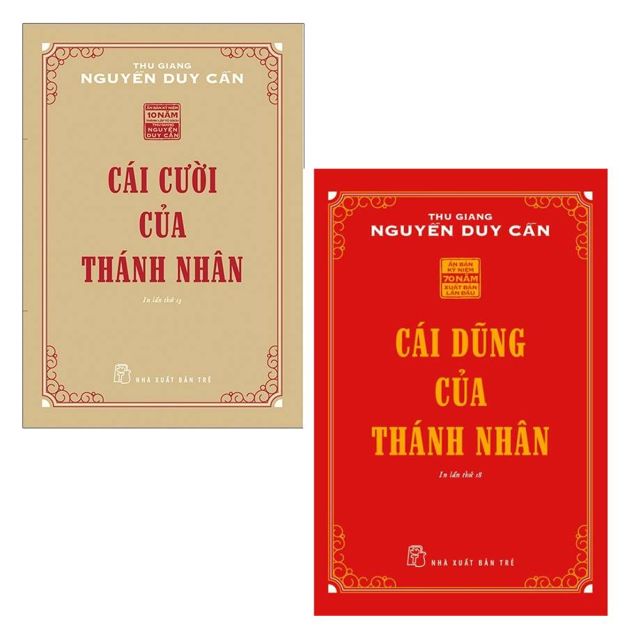 Combo Cái Cười Của Thánh Nhân và Cái Dũng Của Thánh Nhân ( Tái bản)- sổ tay