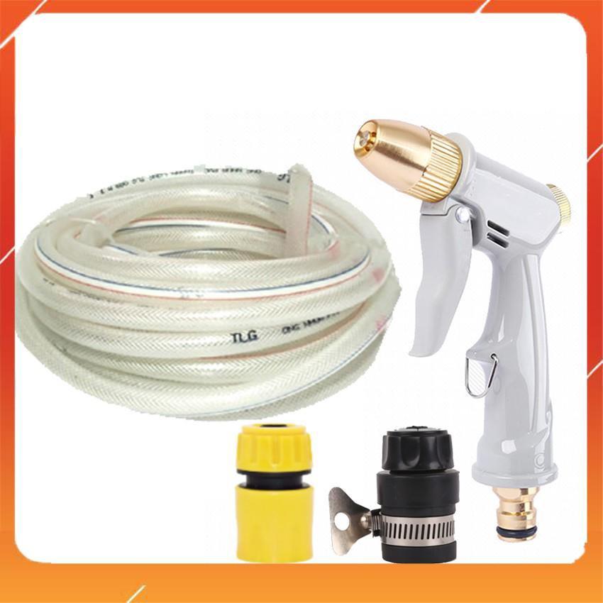 Bộ dây và vòi xịt rửa xe tưới cây tăng áp 3-5M 206846