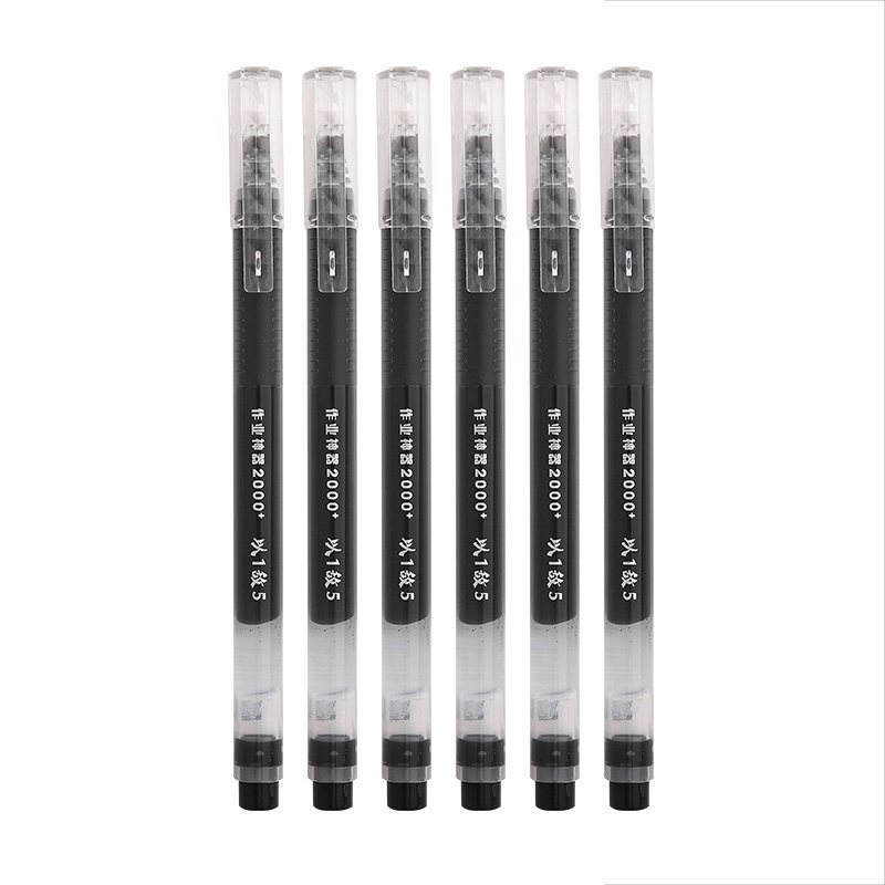 Combo 5 Bút gel M&amp;G AGPV3401 ngòi 0.5mm - Viết êm trơn, viết tới 2.000m siêu nhiều mực
