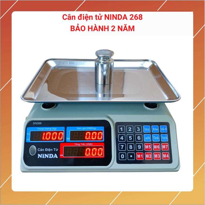 cân điện tử NINDA 268 ( 30kg/5g ) dùng cho bán hàng hoa quả,trái cây..