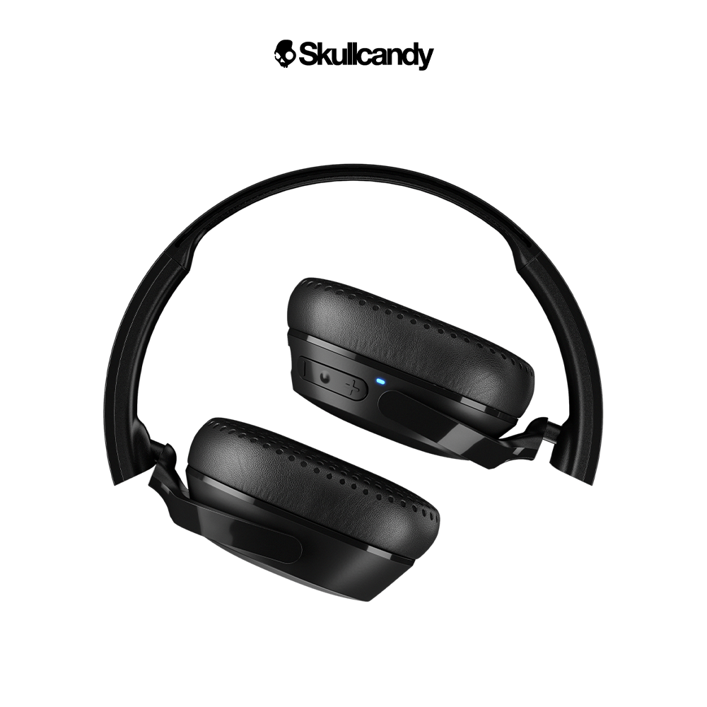 Tai nghe Headphone Skullcandy Riff Wireless 2 - Màu đen - Không dây - Xuyên âm - Chống nước - Pin 34 giờ - Hàng chính hãng