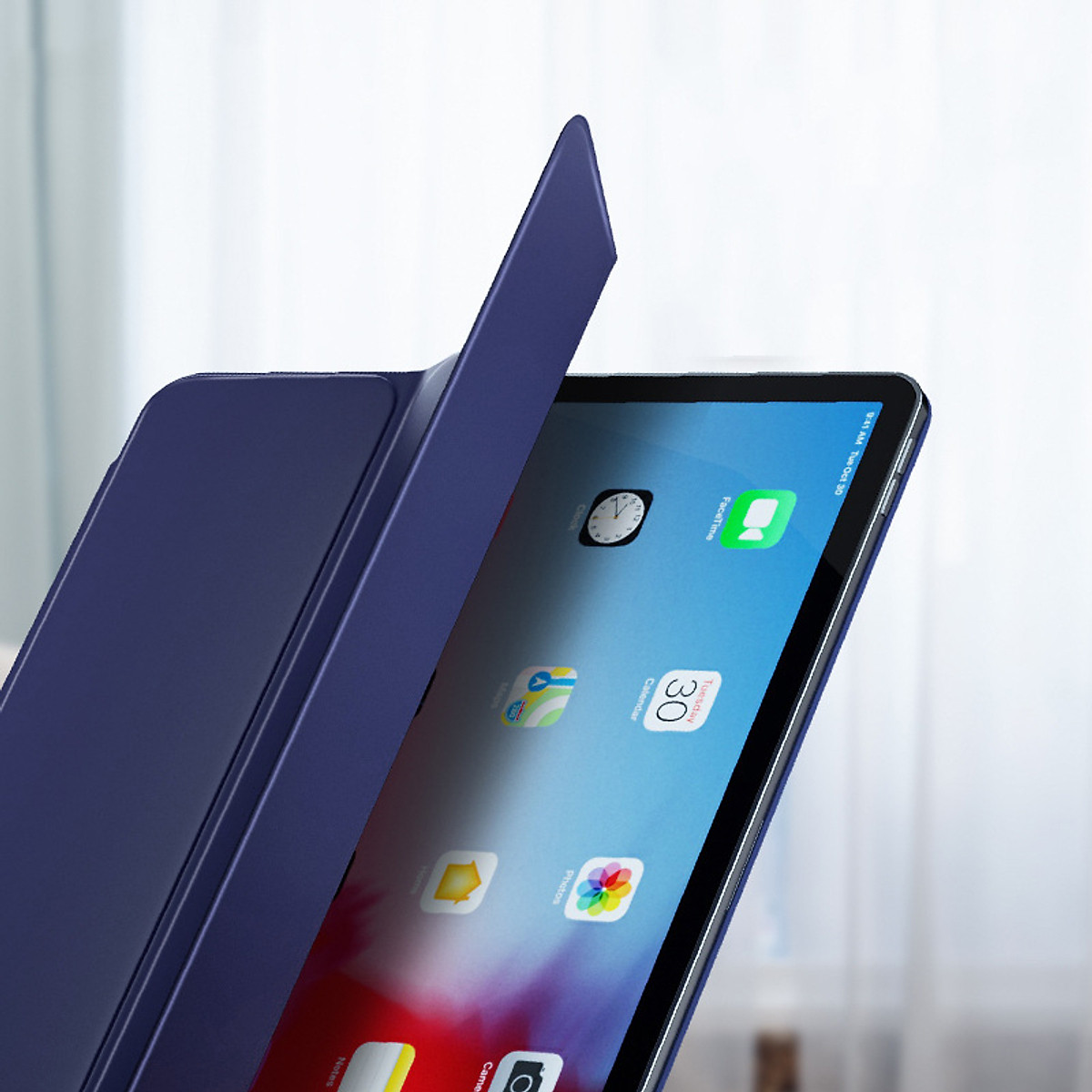 Bao Da Case Cover Có Khe Cắm Apple Pencil Dành Cho iPad đủ dòng, nhiều màu sắc