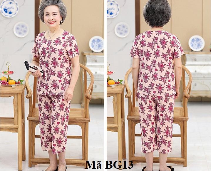 Bộ Đồ mặc nhà Cho Người Già, cho bà - BG13 BG14