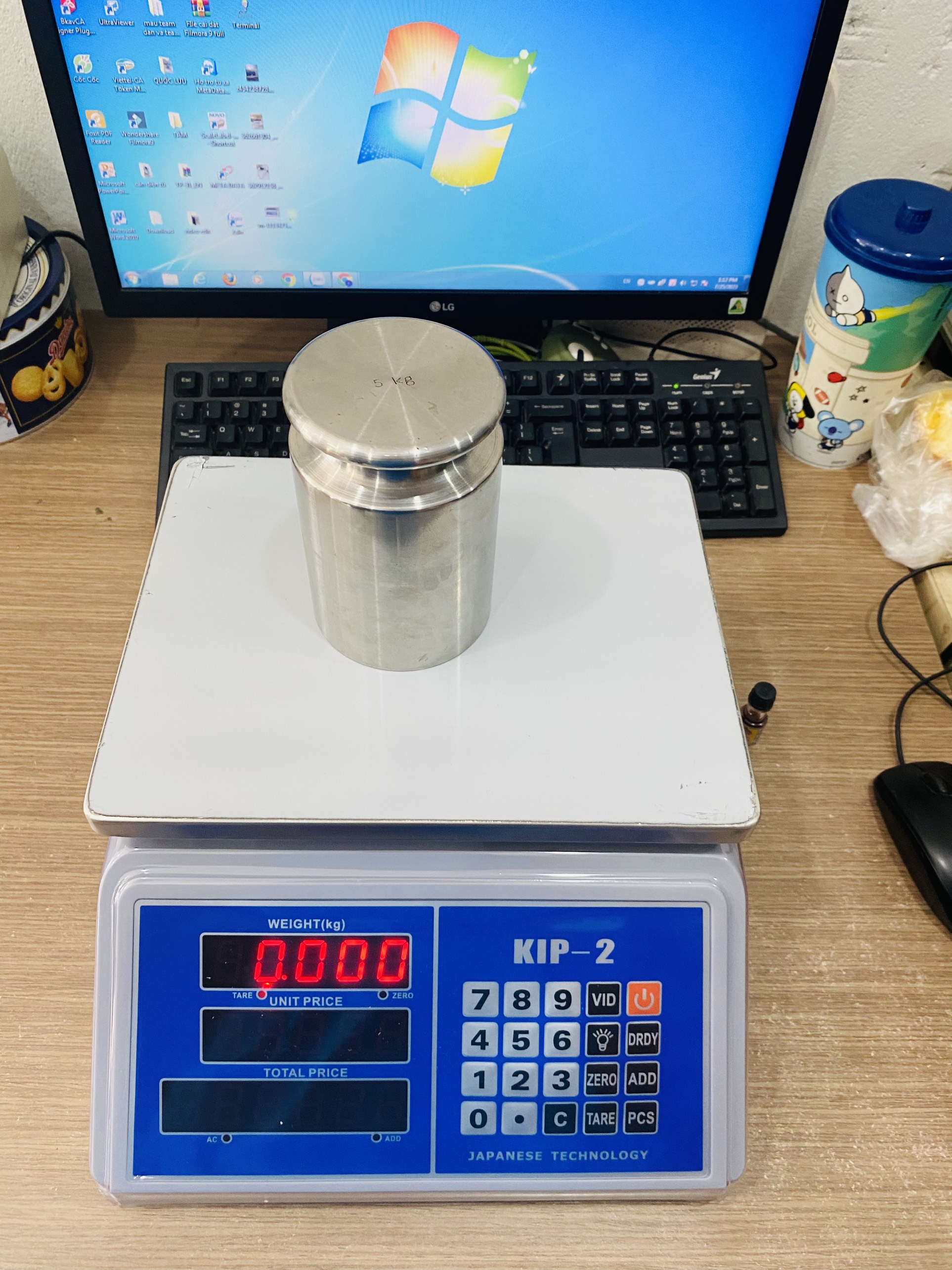 Cân điện tử tính tiền CHỐNG NƯỚC 30kg KIP-2