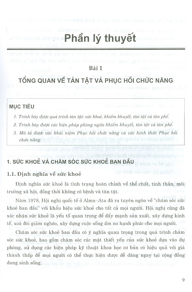 Phục Hồi Chức Năng (Dùng Cho Đào Tạo Cử Nhân Điều Dưỡng)