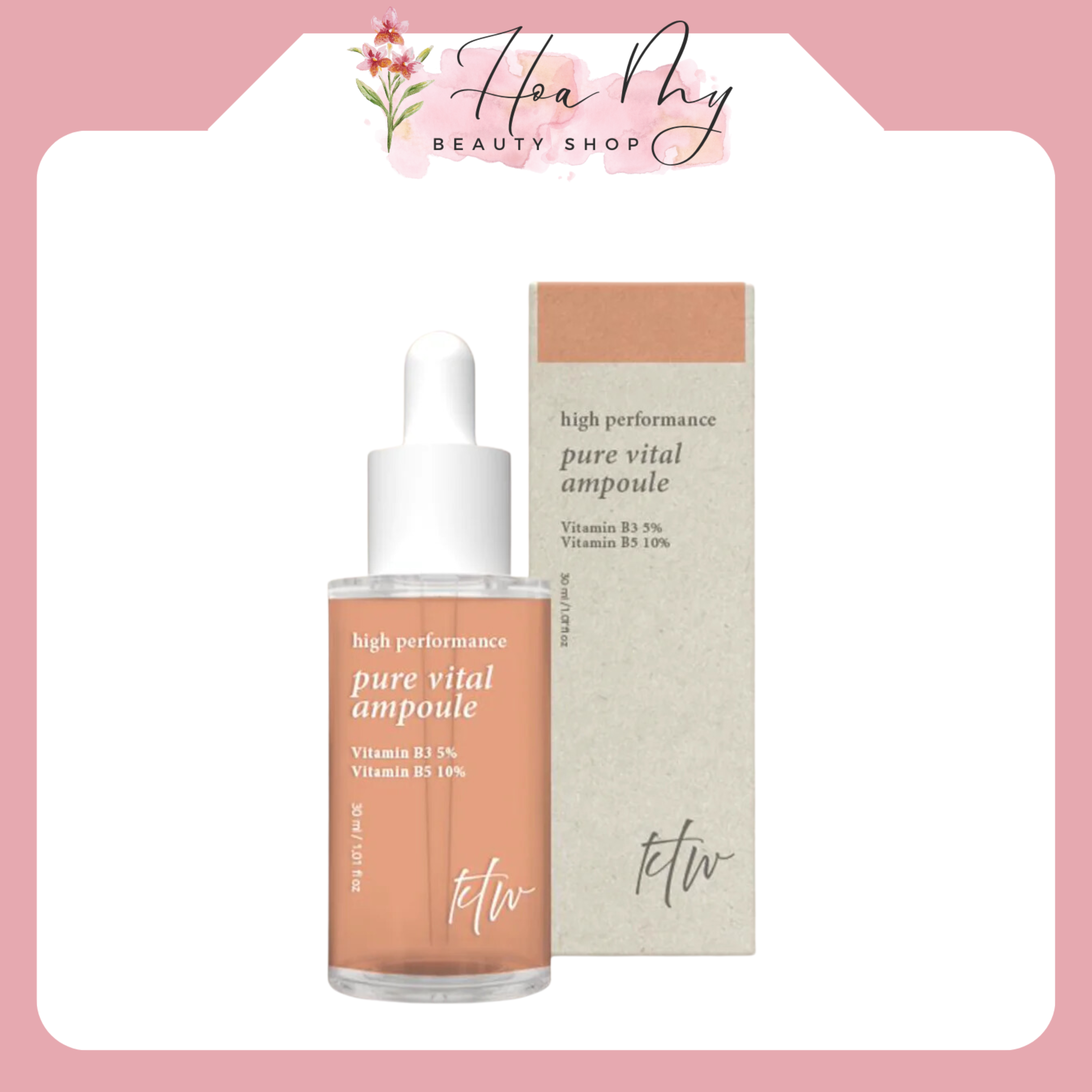 Serum Pure Vital Ampoule 30ml dưỡng trắng và phục hồi da 30ml