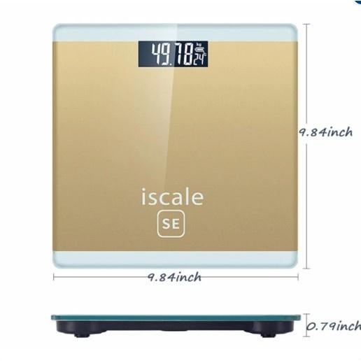 Cân Điện Tử Kèm Màn Hình Led Scale Hình vuông (mầu mẫu giao ngẫu nhiên)