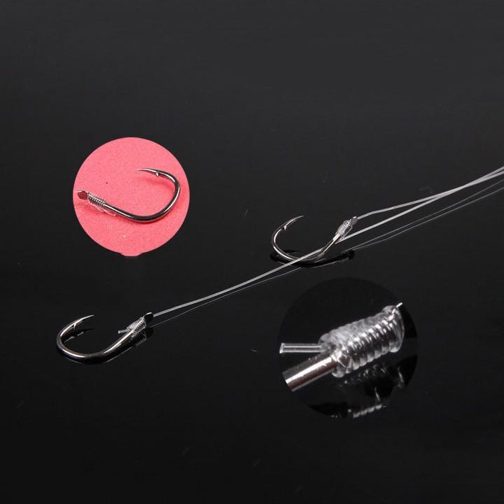 Lưỡi câu cá đôi buộc sẵn chuyên câu đài, lưỡi câu cá siêu bén LC2-A