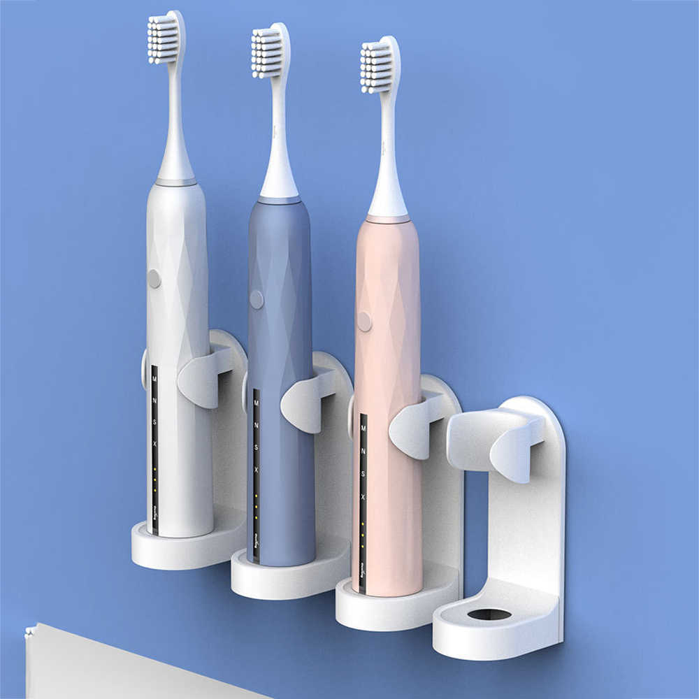 Giá treo kẹp máy đánh răng điện và máy cạo râu dùng miếng dính tường, cho các loại máy Oral B, Philips, Panasonic, Xiaomi… MIHOCO