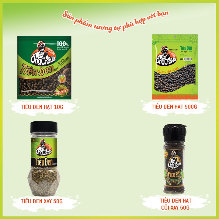 Combo 2 Gói Tiêu Đen Hạt (15g/túi)