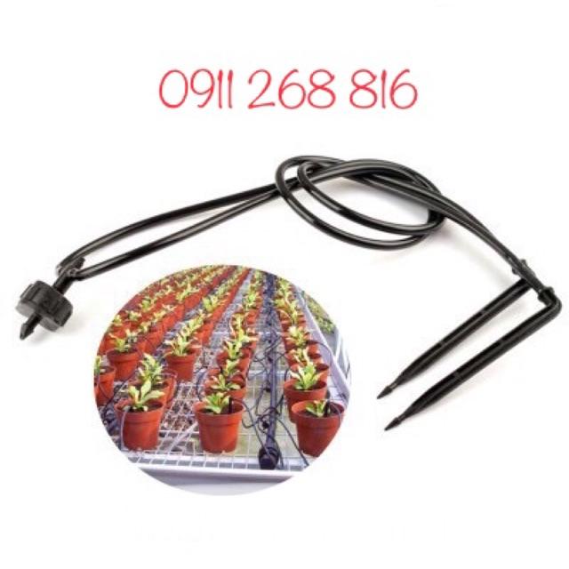 Dây tưới nhỏ giọt cắm gốc 2 nhánh