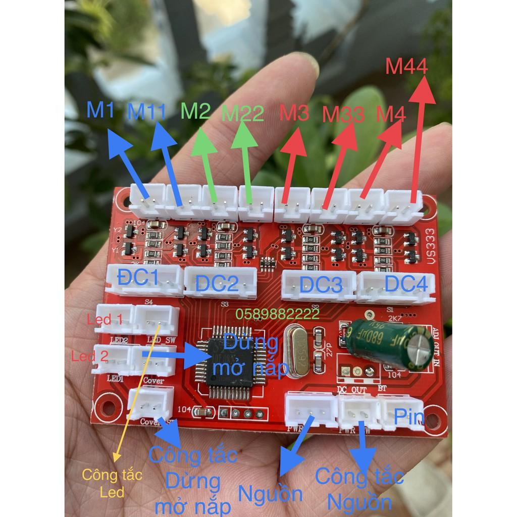 Bản mạch năm chế độ xoay 6+0; 6+10; 8+0; 8+12. Hộp xoay, Lắc ,Tích cót đồng hồ cơ Winder Watch