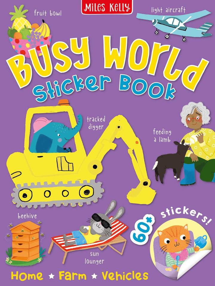 Sách ngoại văn: Busy World Sticker Book