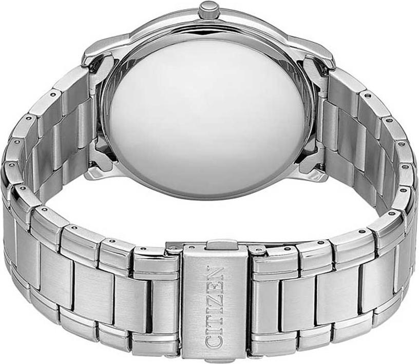 Đồng Hồ Citizen Nam Dây Kim Loại Máy Eco-Drive AW1211-80L - Mặt Xanh (42mm)