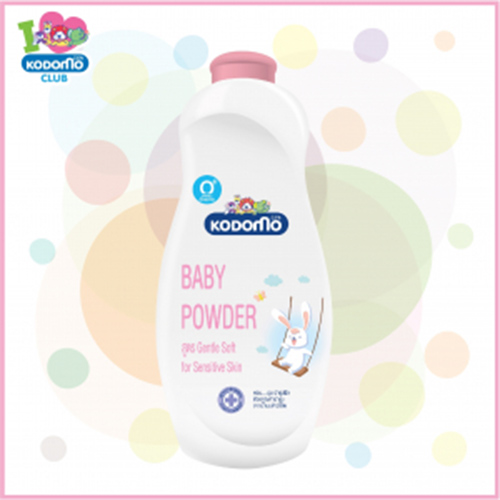Phấn trẻ em Kodomo Gentle Soft 350g dưỡng ẩm cho trẻ em (Thái Lan) - phấn thơm cho bé sơ sinh an toàn khi sử dụng