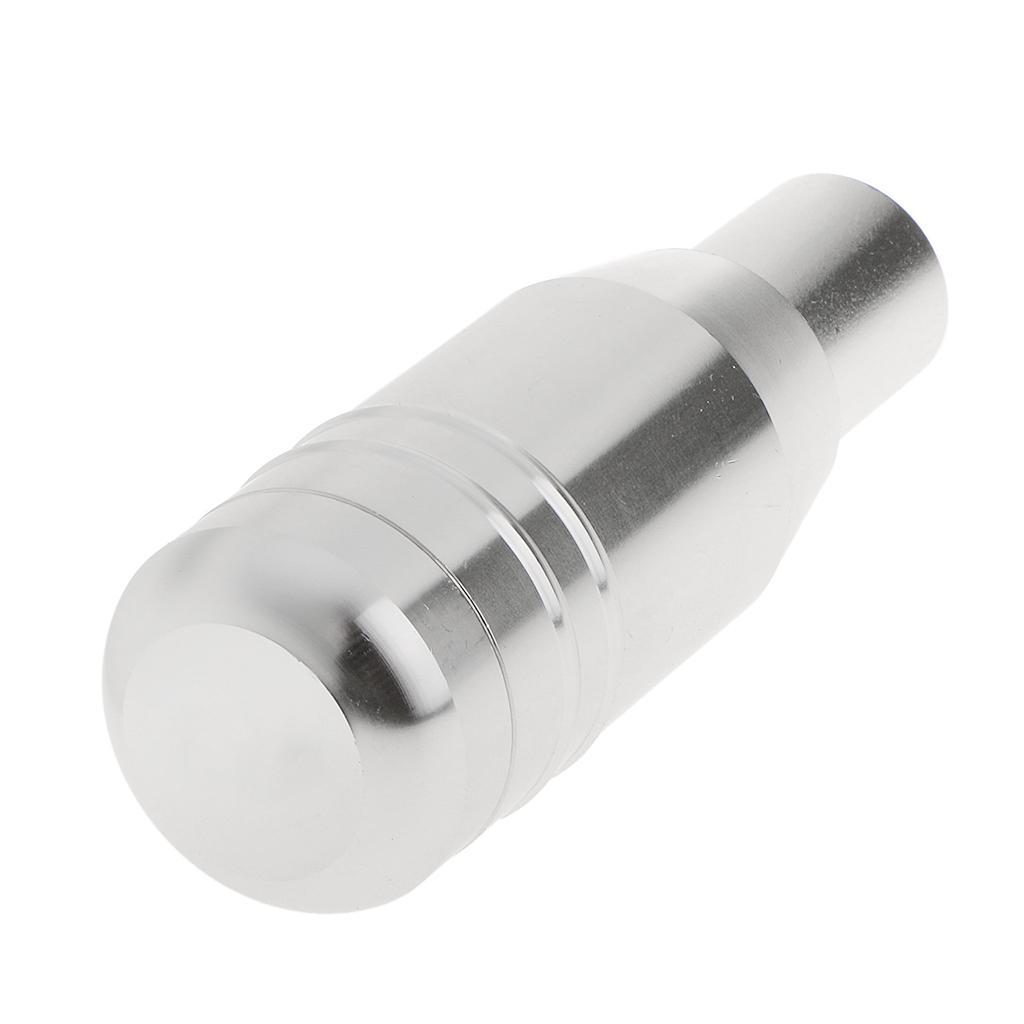 Silver Universal Aluminum Automatic Car Gear Shift Knob Manual Shifter Truck