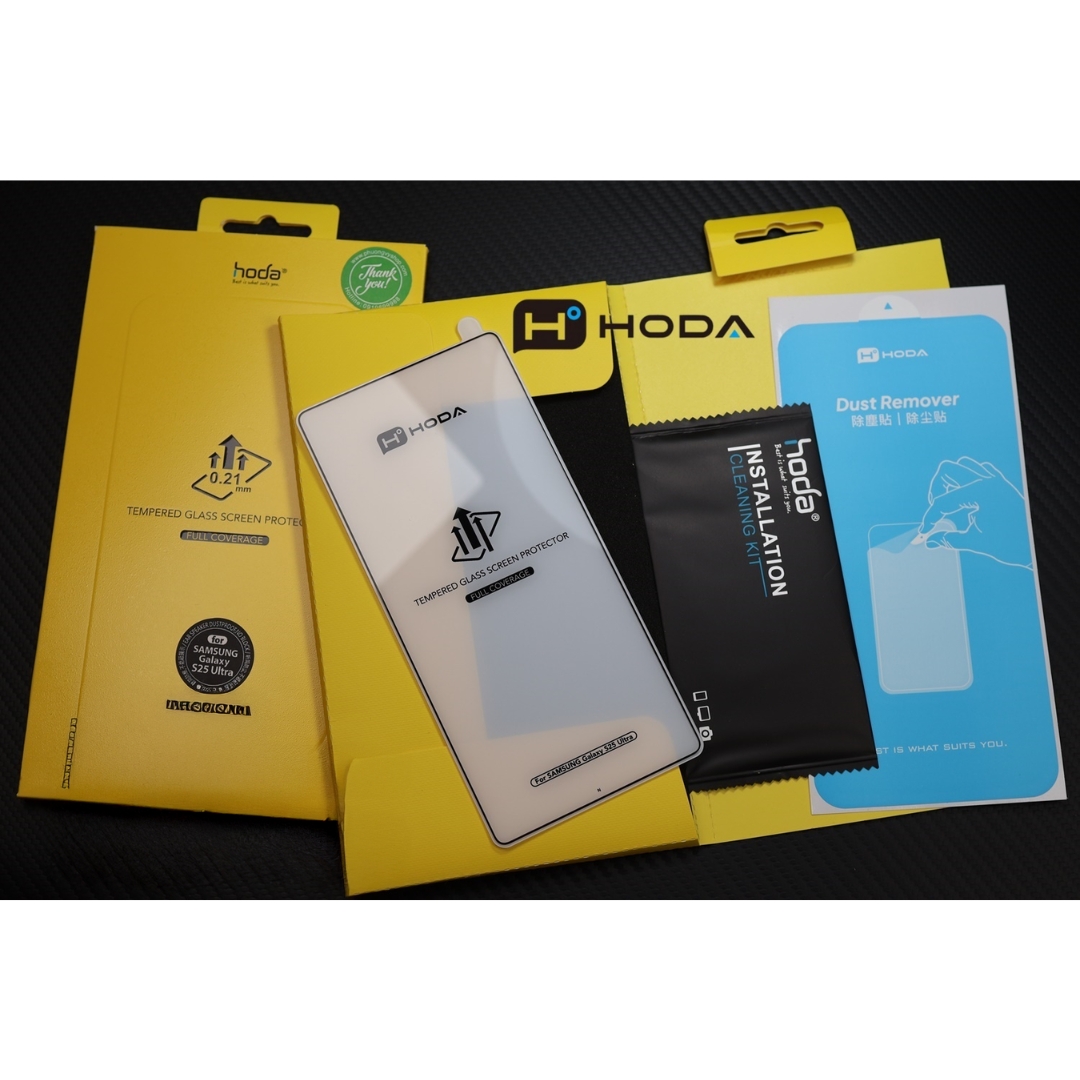 Kính cường lực Full viền màn hình cho Samsung Galaxy S24 Ultra / S25 Ultra / S26 Ultra hiệu Hoda 0.21mm - Kính Chống Xước 9H, Chống Nổ, Bảo Vệ Toàn Màn Hình iPhone, Nano Chống Bẩn, Trong Suốt Crystal Clear, Tăng Cường Gấp Đôi- Hàng nhập khẩu