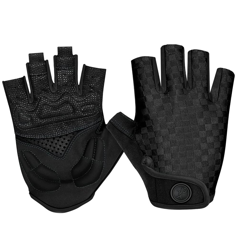 MOREOK Găng Tay Xe Đạp Mùa Hè Miếng Đệm 5MM Găng Tay Xe Đạp Chống Rung MTB Găng Tay Thoáng Khí Đi Xe Đạp Găng Tay Thể Thao Đi Xe Đạp Ngoài Trời Color: MK123green Size: S