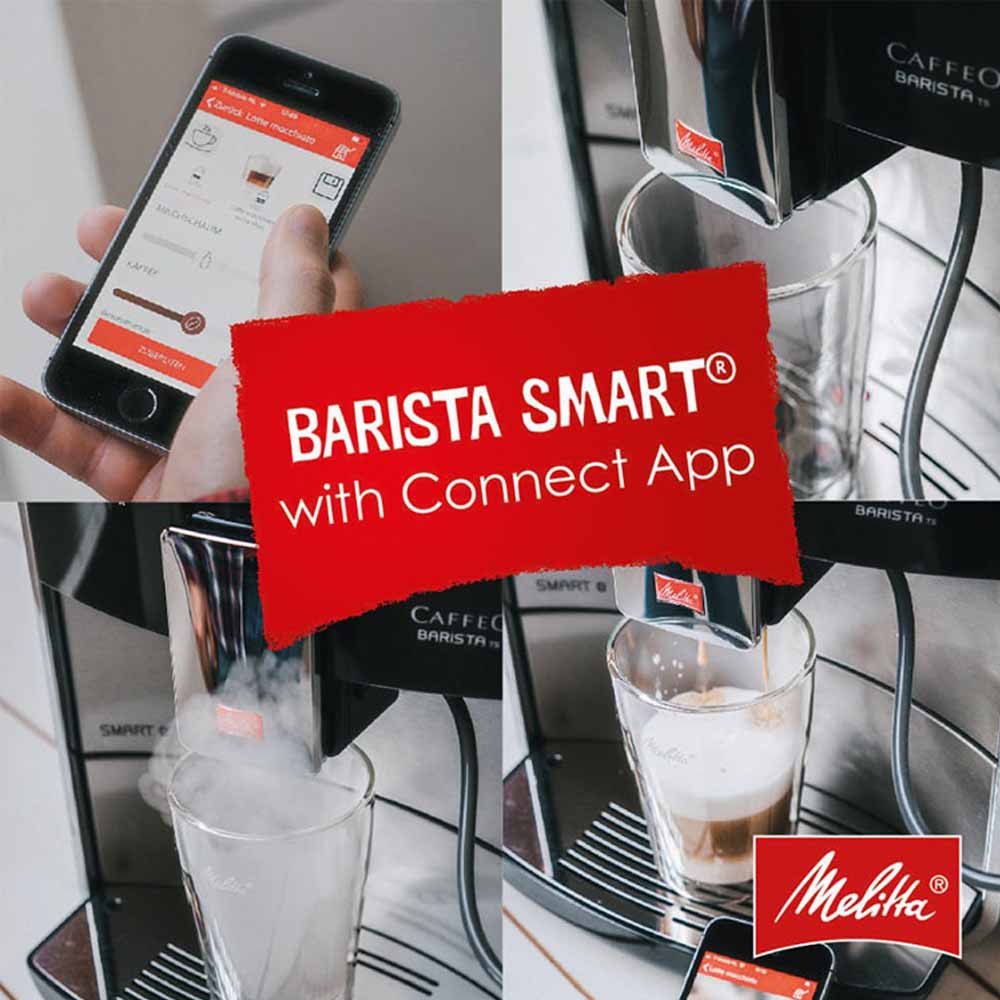 Máy pha cà phê tự động Melitta Barista TS Smart - Hàng nhập khẩu chính hãng 100% từ thương hiệu Melitta, Đức