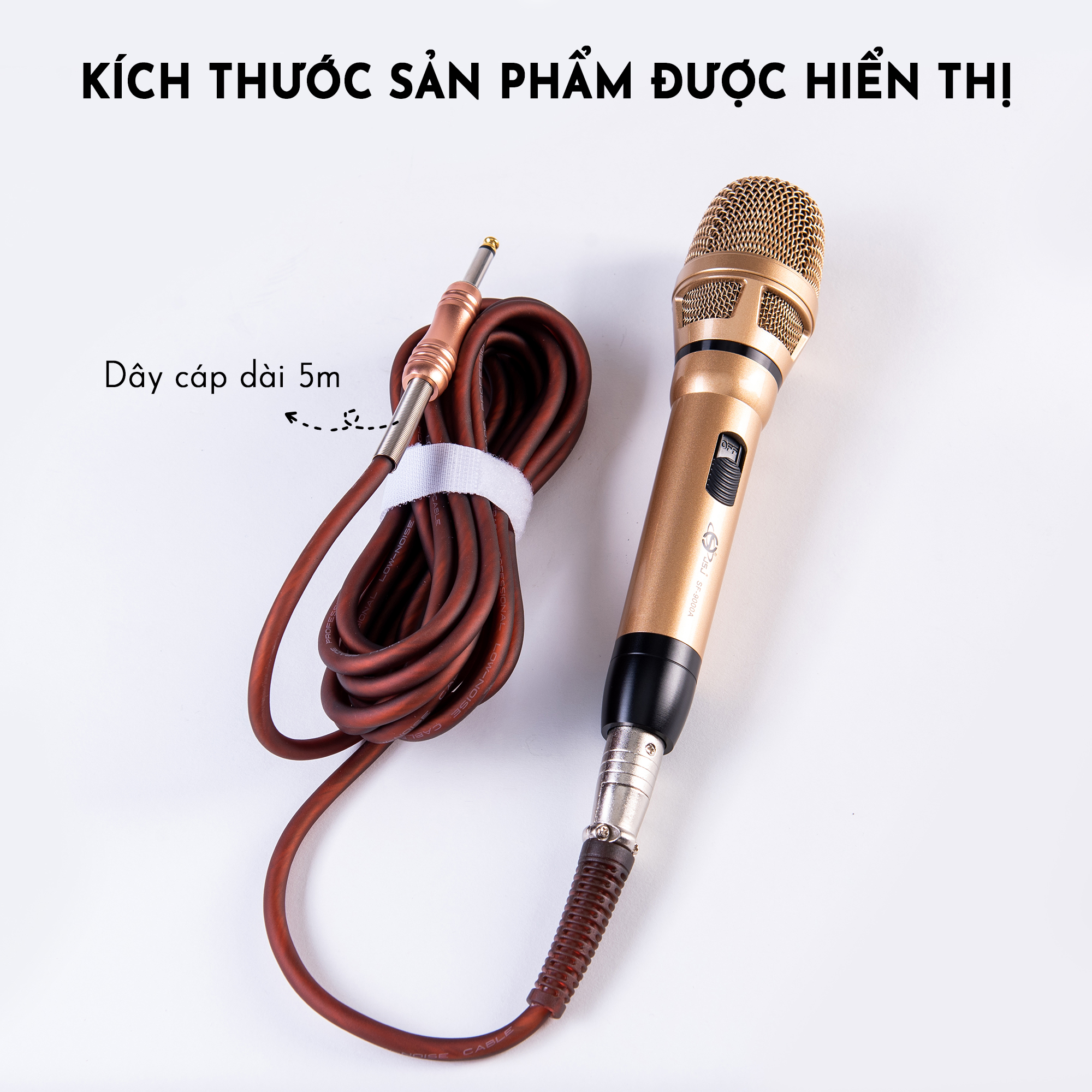 Micro Karaoke Có Dây Chuyên Dụng JSJ- SF-9000 A Hàng Chính Hãng