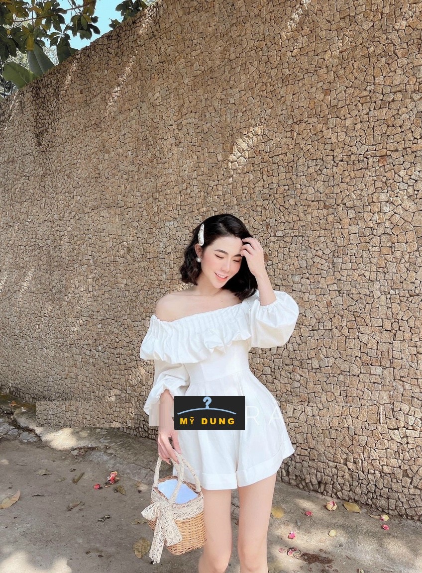 JUMPSUIT ĐÙI  BẸT VAI BÈO -TAY LỠ- GỢI CẢM