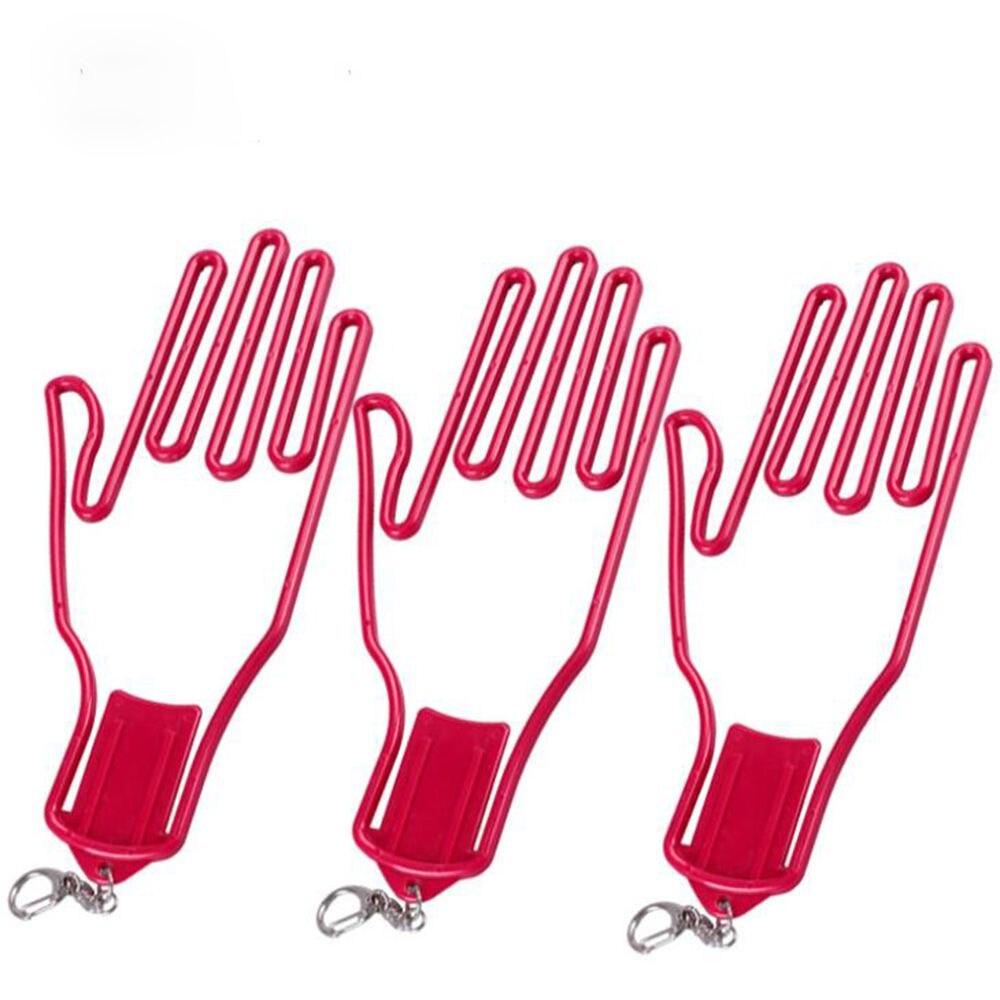 1PC Colorful Plastic Golf Gloves Holder Golfer Tool Glove Rack Dryer Hanger Golf Training Aids Golf Tool Outdoor Sports Supplies