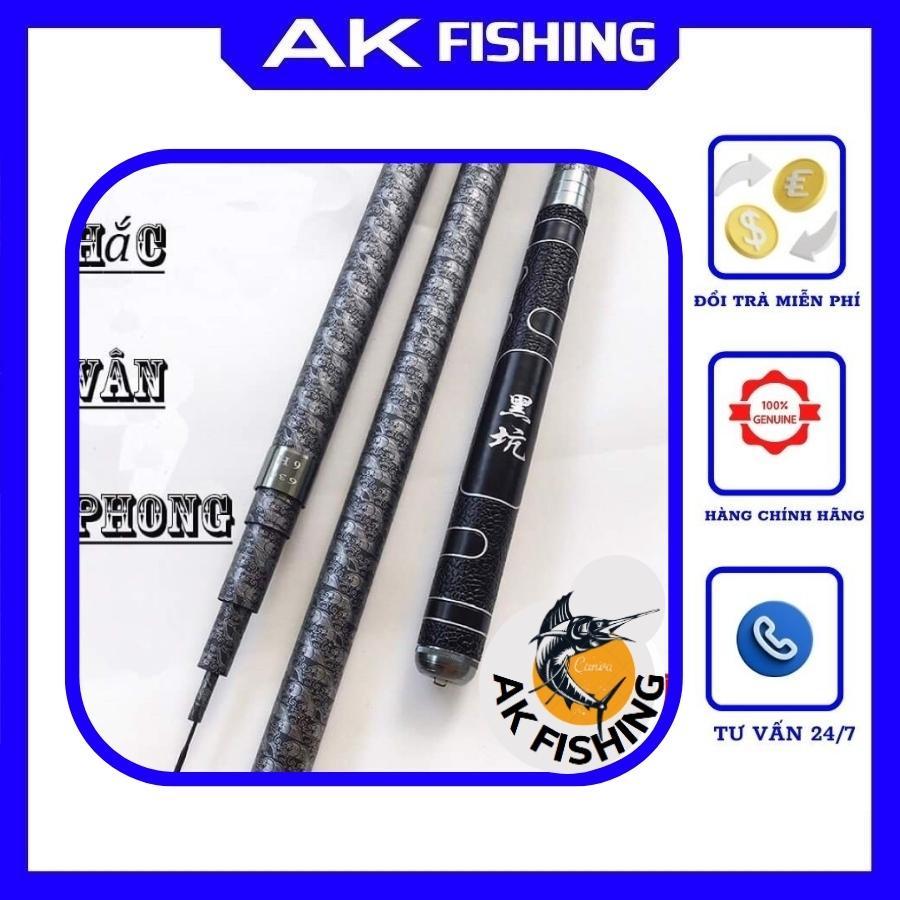 Cần câu tay Hắc Vân Phong 6H carbon cao cấp,cần câu đơn câu đài hàng chất lượng GIÁ RẺ