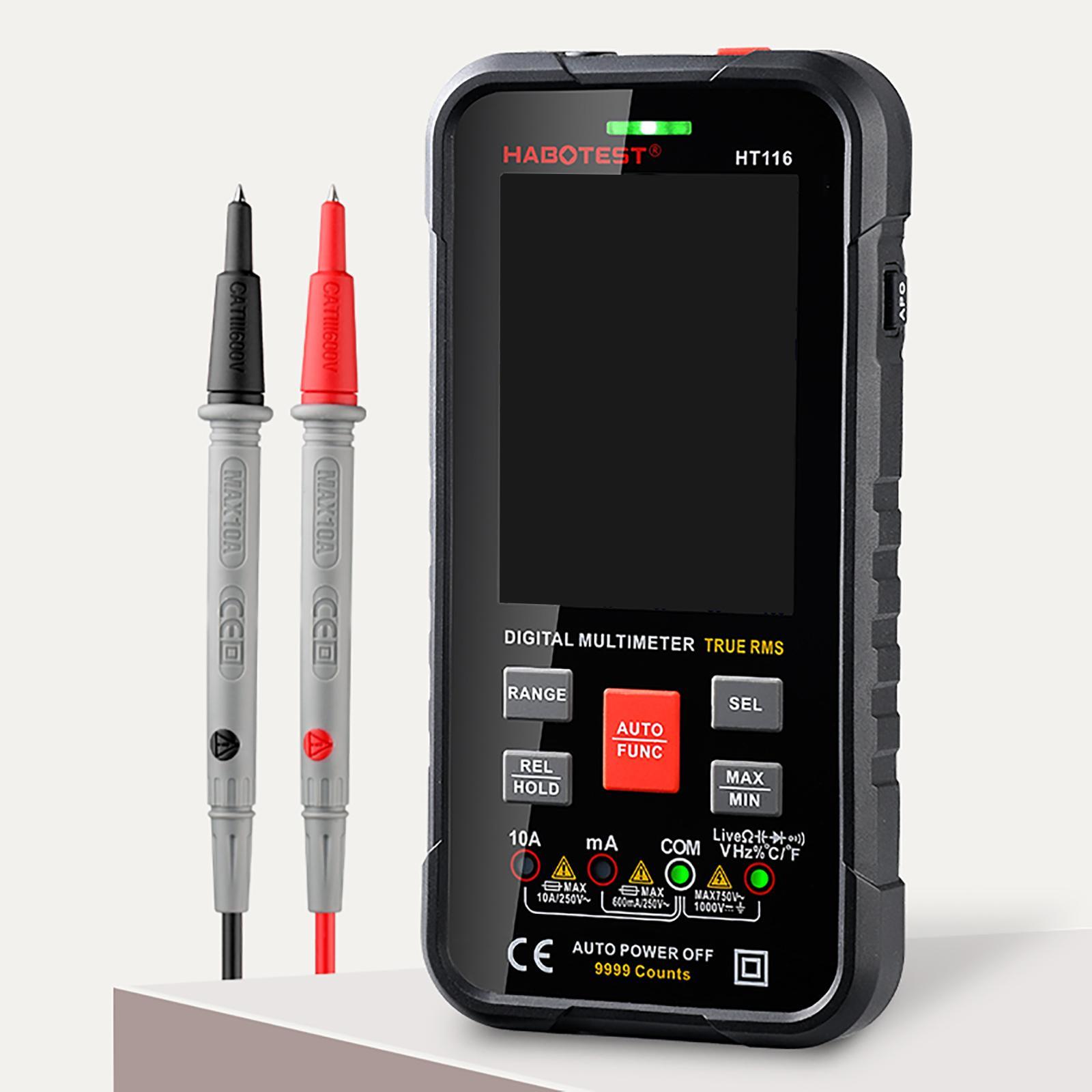 Digital Multimeter Voltmeter Smart Tester Measure Voltage Current Resistance